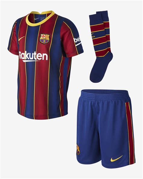 Fc Barcelona 202021 Home Younger Kids Football Kit Nike Au