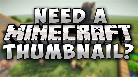 Minecraft Thumbnail Template Arts4you Youtube