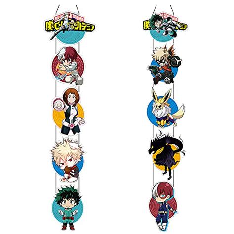 Godenin My Hero Academia Party Supplies Porch Sign For Front Door My