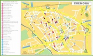 Cremona sightseeing map