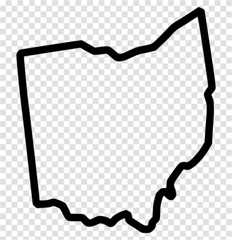 Ohio Outline State Of Ohio Svg Free Pillow Cushion Stencil Bow