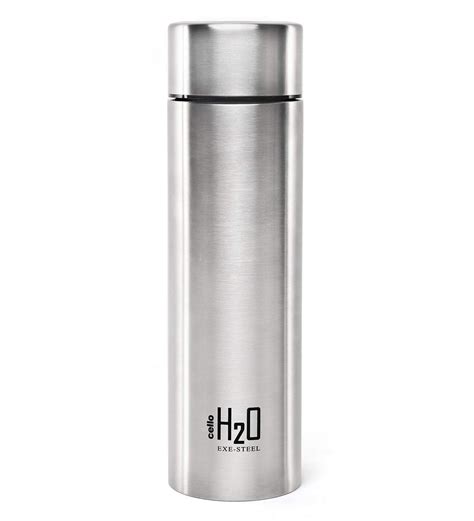 Buy Cello H2o Stainless Steel Water Bottle 1 Litre Silver Online