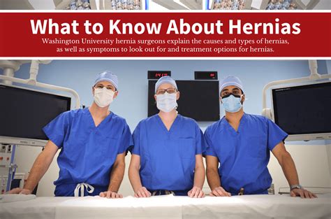 What To Know About Hernias Department Of Surgery Washington