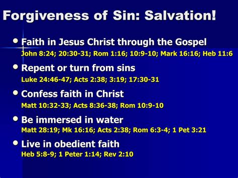 Ppt Forgiveness Of Sin Salvation Powerpoint Presentation Free