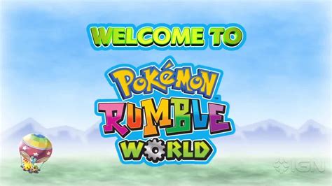 Pokémon Rumble World Trailer Ign