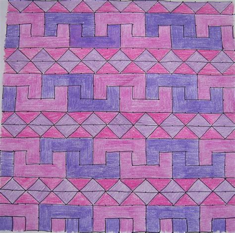 Lady Violets Garden Tessellations