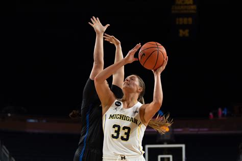 Michigan Women S Basketball Dominates Daemen In Exhibition