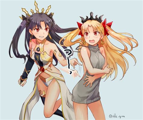 Ishtar Ereshkigal And Ishtar Fate And 1 More Drawn By Allegro