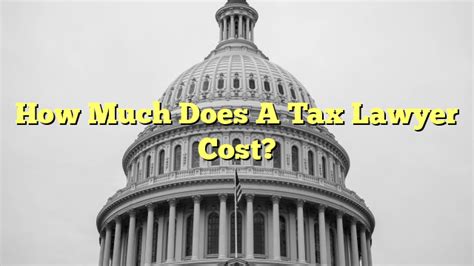 Understanding Tax Lawyer Costs The Franklin Law