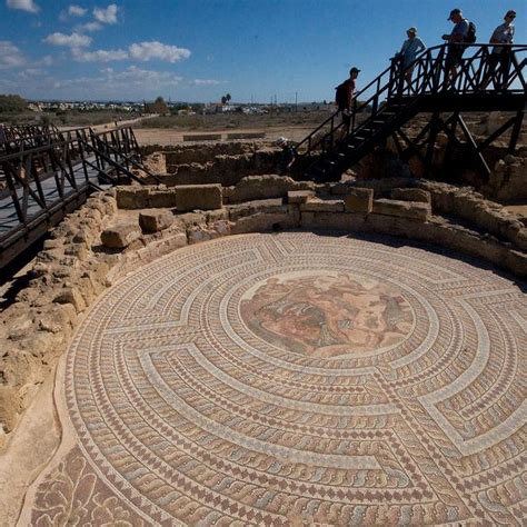 The Ancient Greek Mosaics Of Paphos Amusing Planet