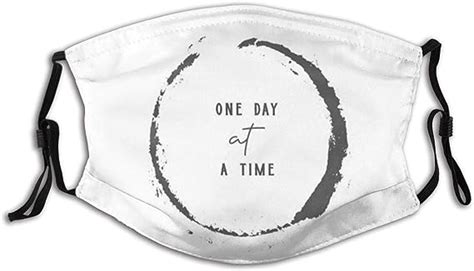One Day At A Time Mask Adult Reusable Wind And Dust Proof Face With