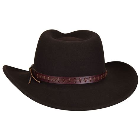 Bailey Wind River Firehole Crushable Brown Western Hat Jacksons Western