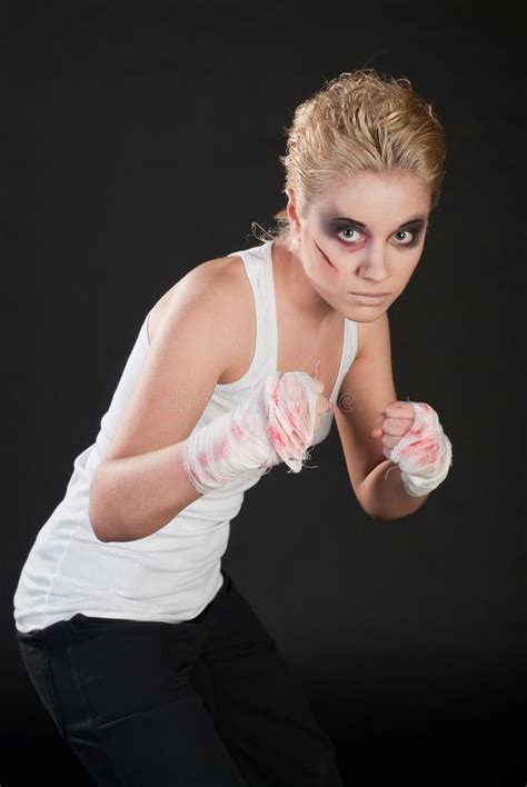 Girl Fighter Stock Image Image Of Ethnicity Fashion 13344583