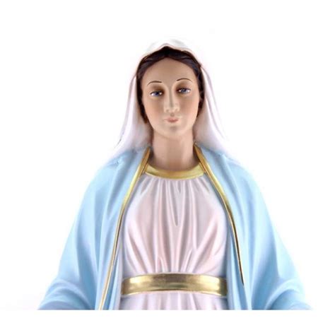 Estatua Virgen Milagrosa Resina Pintada 50 Cm 15400600