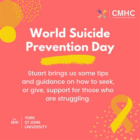 world suicide prevention day york st john communities centre