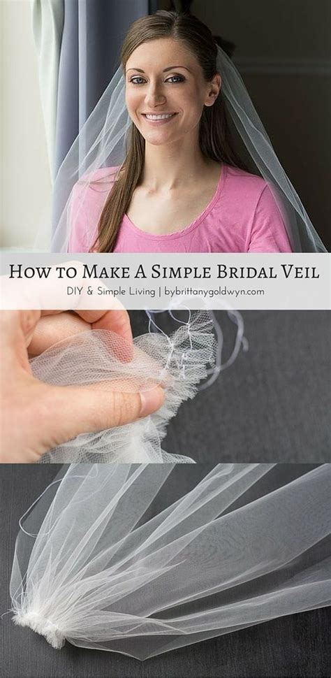 My Diy Veil How To Make A Bridal Veil With A Comb Veil Diy Diy