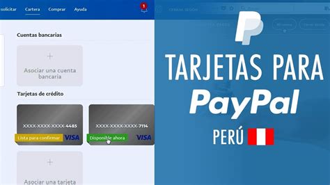 Tarjetas Para Paypal En Perú 2018 Youtube