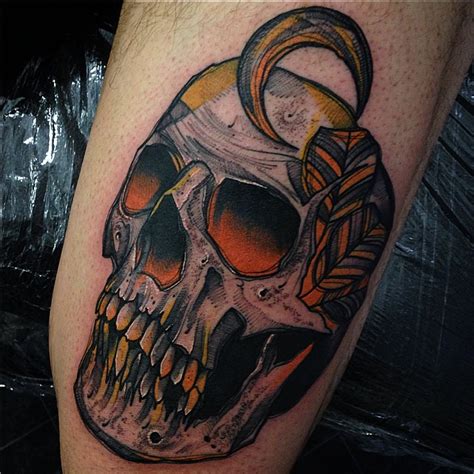 I love the crescent moon by it self. Tattoo Skull | Best Tattoo Ideas Gallery