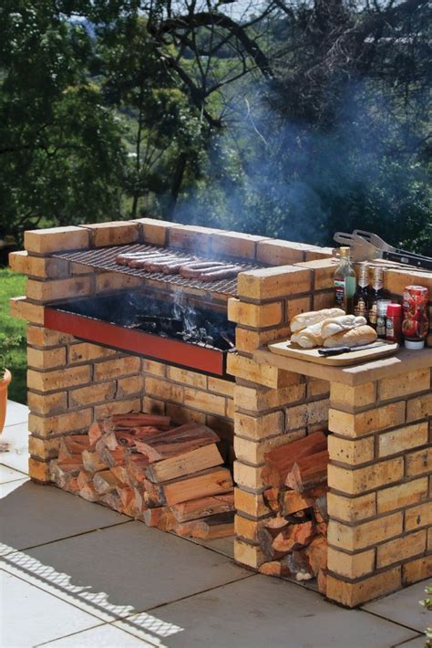Quick And Easy Built In Barbecue Outdoor Grill Diy Backyard Patio Designs Outdoor Barbeque