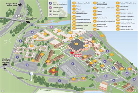 Campus Map Va Hampton Health Care Veterans Affairs