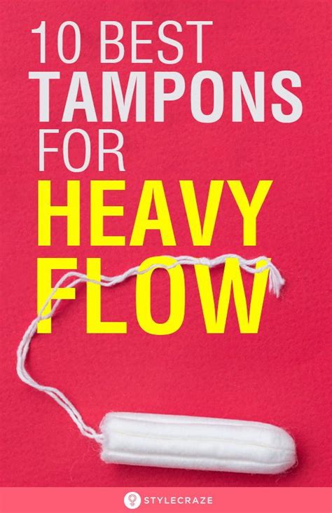Review Of Best Tampons For Heavy Flow And Clotting 2022