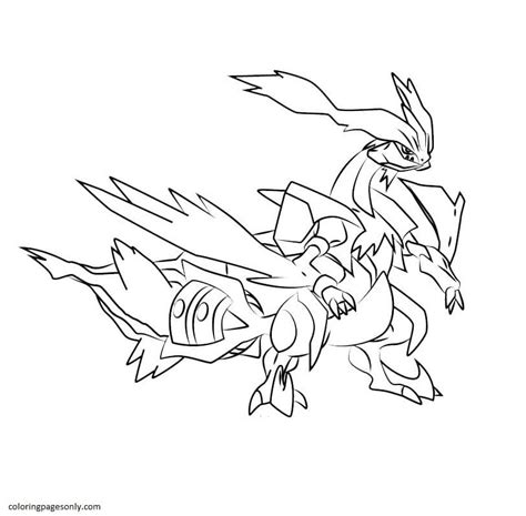 Kyurem 8 Coloring Pages Kyurem Coloring Pages Coloring Pages For