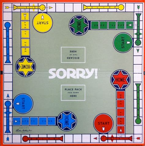 1972 Sorry Board Game Sorry Board Game Board Games Vintage Board Games