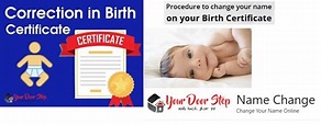 How to change name in birth certificate: Step by step guide
