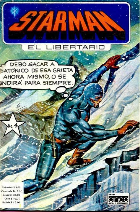 Mexico Comic Aventuras Starman El Libertario Al Cinco