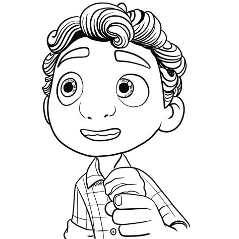 Luca Coloring Pages For Kids