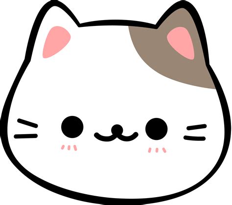 Cute Cat Head Element 9599304 Png