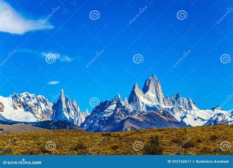 Magnificent Mountain Range Stock Image Image Of America 252162617