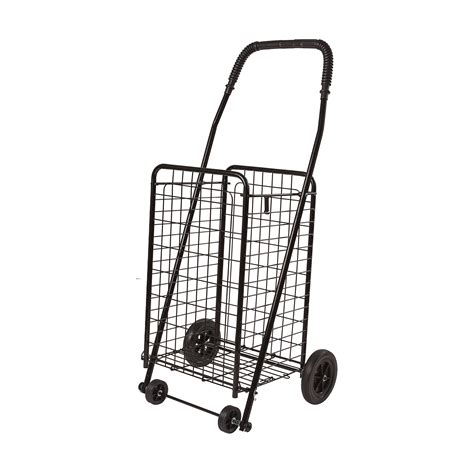 Foldable Rolling Shopping Cart Folding Lightweight Cart