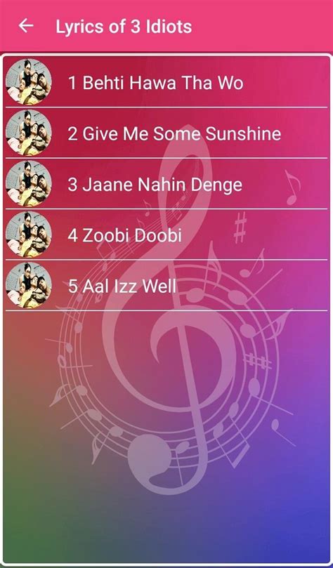 Listen and download to an exclusive collection of 3 idiots songs ringtones for free to personalize your iphone or android device. 3 Idiots Songs Lyrics for Android - APK Download