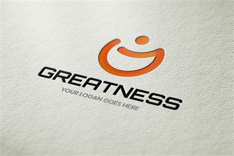 Greatness Logo Template Branding And Logo Templates ~ Creative Market