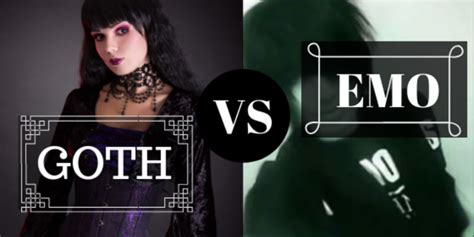 Emo Vs Goth 10 Façons De Faire La Différence Lantre Gothique