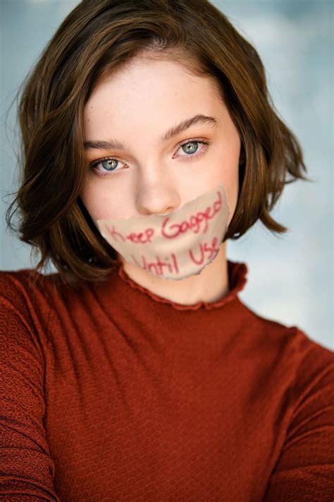 Emma Myers All Gagged Up With Writing Alt 1 By Maddyfangirl On