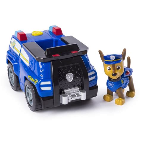 Paw Patrol Chases Transforming Police Cruiser With Flip Open