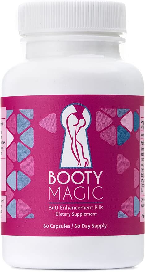 Booty Magic Butt Enhancement Pills 2 Months Supply Of