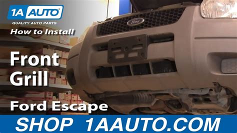 How To Replace Grille 2001 04 Ford Escape 1a Auto