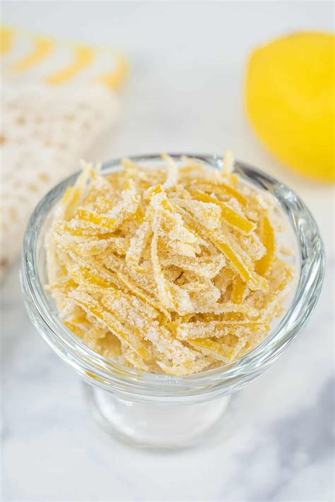Candied Lemon Peel How To Make Decorated Treats
