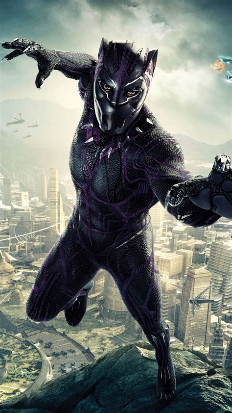 Black Panther Marvel Mobile Wallpapers Wallpaper Cave