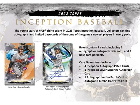 2023 Topps Inception Baseball Hobby Box Adley Rutschman Mike Trout Cherry Collectables