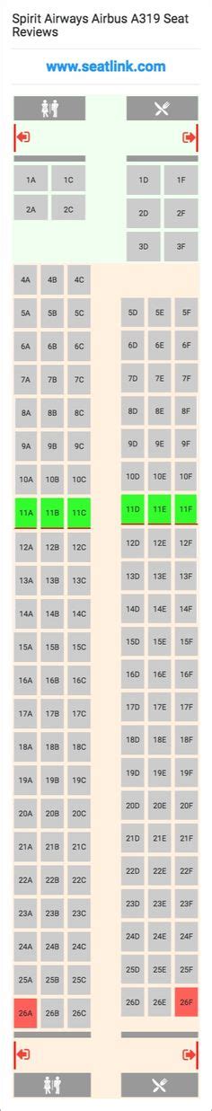 American Airlines Airbus A319 319 Seat Map American Airlines