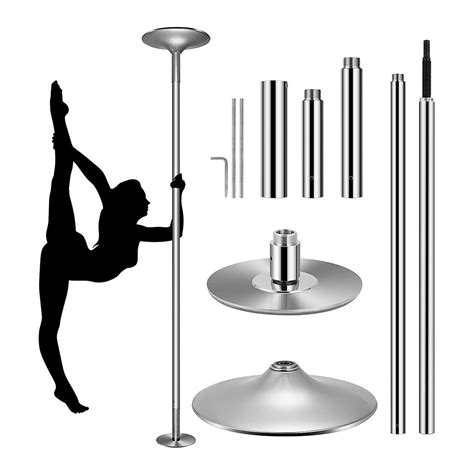 Sporting Goods Details About 45mm Stripper Pole Spinning Static Fitness Dance Pole For Home