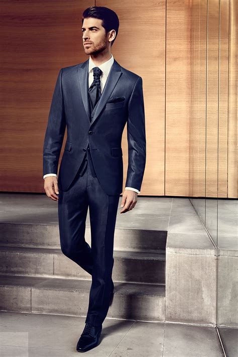 dark blue wool silk suit tom murphy s formal and menswear