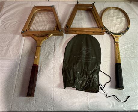 Great Finds Online Auctions Vintage Don Budge And Wilson Tennis Racket