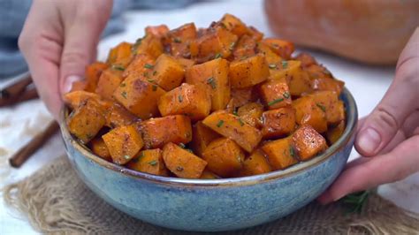 Brown Sugar Roasted Butternut Squash Recipe Cooking With Joy Youtube