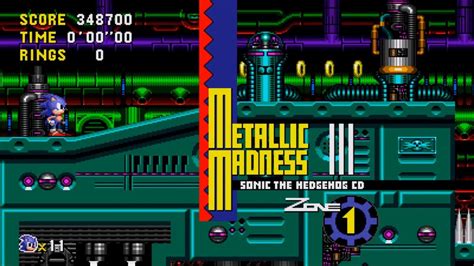 Прохождение Sonic Cd Metallic Madness Youtube