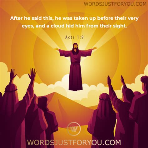 Ascension Day Bible Verses 6288 Original
